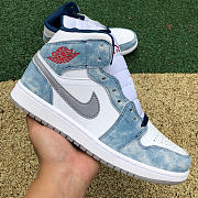 Air Jordan 1 Mid French Blue Fire Red DN3706-401 - 4
