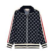 GG jacquard cotton jacket ‎496919 X9V05 4245 - 1