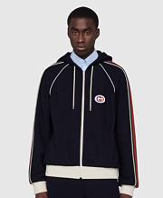 Wool jersey jacket with Web - 5