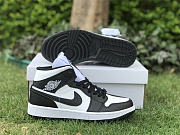 Air Jordan 1 Mid Split Black White (W) DR0501-101 - 2