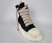 Rick Owens DRKSHDW Abstract Jumbo Sneakers in Black - 4
