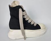 Rick Owens DRKSHDW Abstract Jumbo Sneakers in Black - AMOFOOT