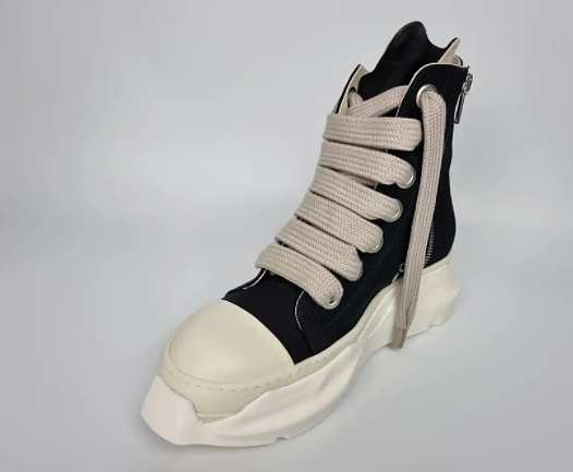 Rick Owens DRKSHDW Abstract Jumbo Sneakers in Black - AMOFOOT
