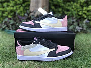 Travis Scott x Air Jordan 1 Low OG Pink White Black DM7866-066 - 4