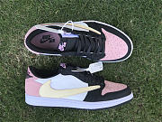 Travis Scott x Air Jordan 1 Low OG Pink White Black DM7866-066 - 5