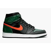 SolyFly x Air Jordan 1 black green orange AV3905-038 - 1