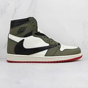 Travis Scott x Fragment x Air Jordan 1 Retro High OG SP Green White Black DH3227-106 - 1