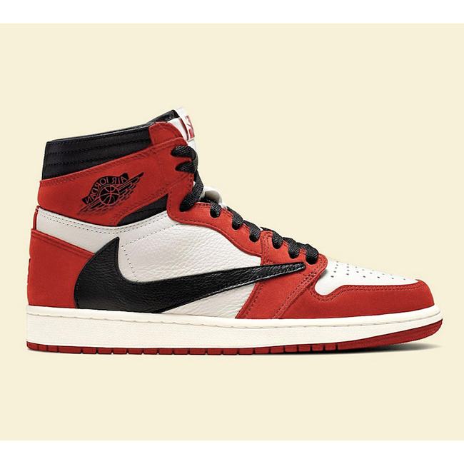 Air Jordan 1 Travis Scott New Version Red Black White CD4487-100 - 1