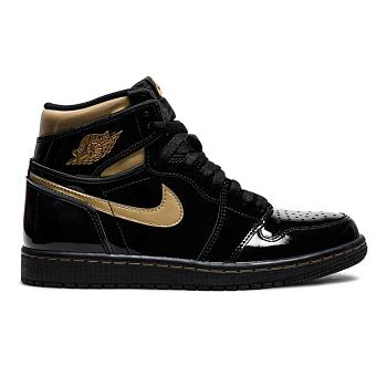 Air Jordan 1 Retro High Black Metallic Gold (2020) 555088-032