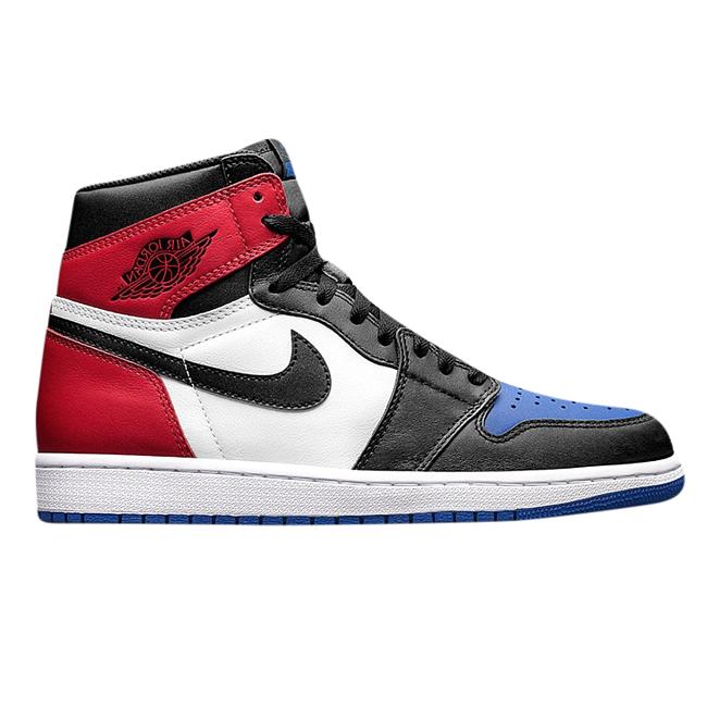 Air Jordan 1 High SP Top 3 2.0 white black red blue genuine  - 1