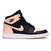Air Jordan 1 Retro High Black Crimson Tint (GS) 575441-081 - 1