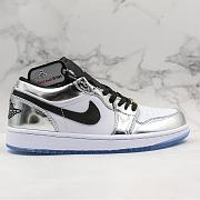 Air Jordan 1 Silver Low Top Update Original Material  - 1