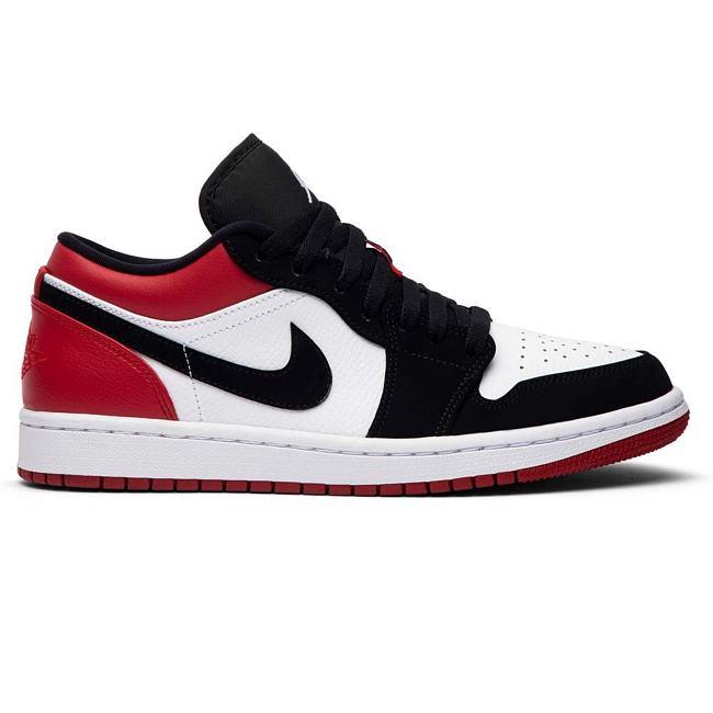 Air Jordan 1 LOW  black toe 553558-116  - 1