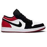 Air Jordan 1 LOW  black toe 553558-116  - 1