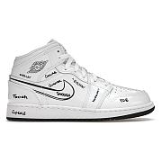 Air Jordan 1 Mid Schematic (GS) DQ1864-100 - 1