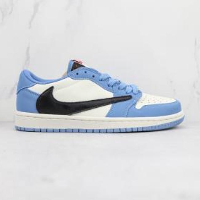 Air Jordan 1 low whte blue TS DH3277-109 - 1