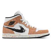 Air Jordan 1 Mid SE Brushstroke DA8005-100 - 1