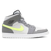 Air Jordan 1 Mid Gunsmoke Volt 554724-072  - 1