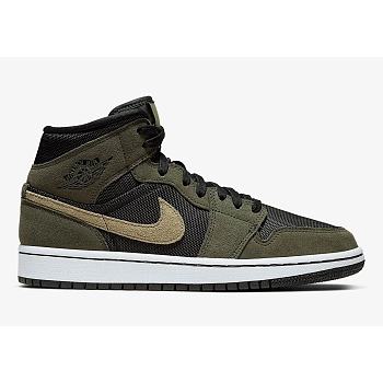 Air Jordan 1 Mid Military Olive BQ6472-030