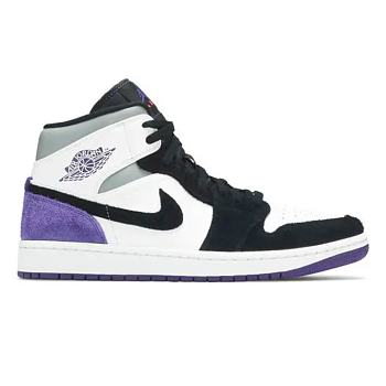 Air Jordan 1 Mid SE Purple Heel (852542-105)
