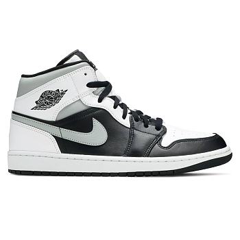 Air Jordan 1 Mid White Shadow 554724-073
