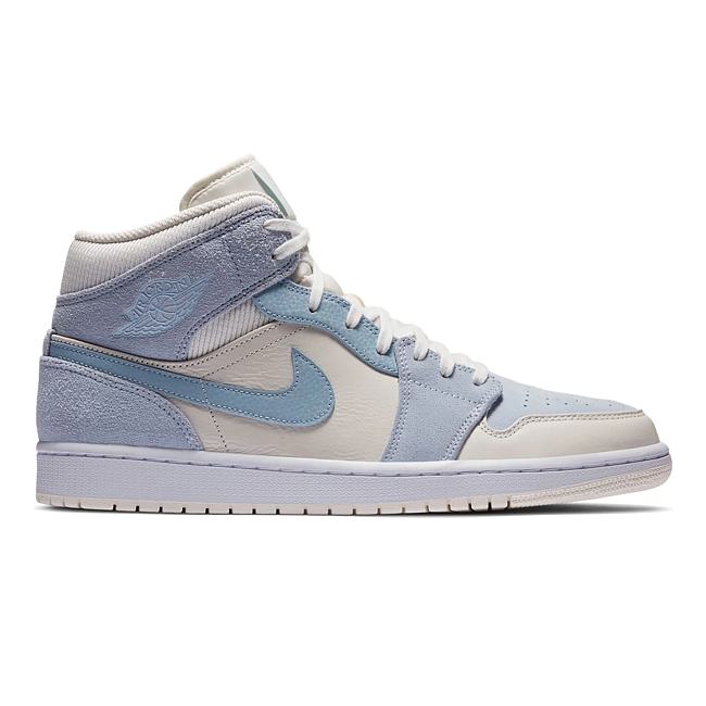 air jordan 1 mid mixed textures blue