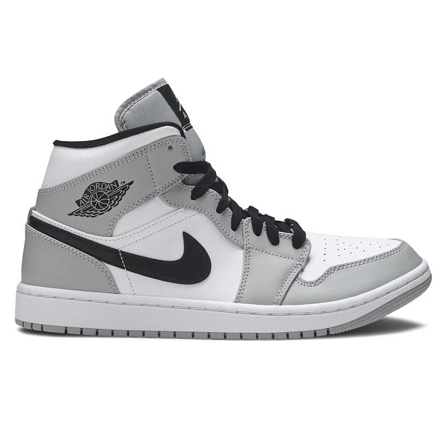 Air Jordan 1 Mid Light Smoke Grey 554724-092 - 1