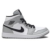 Air Jordan 1 Mid Light Smoke Grey 554724-092 - 1