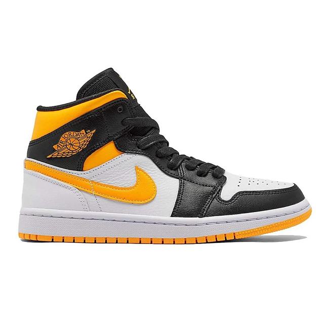 Air Jordan 1 Mid Laser Orange Black CV5276-107 - 1