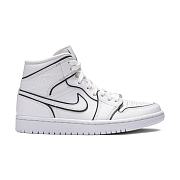 Air Jordan 1 Mid Iridescent Reflective White CK6587-100 - 1