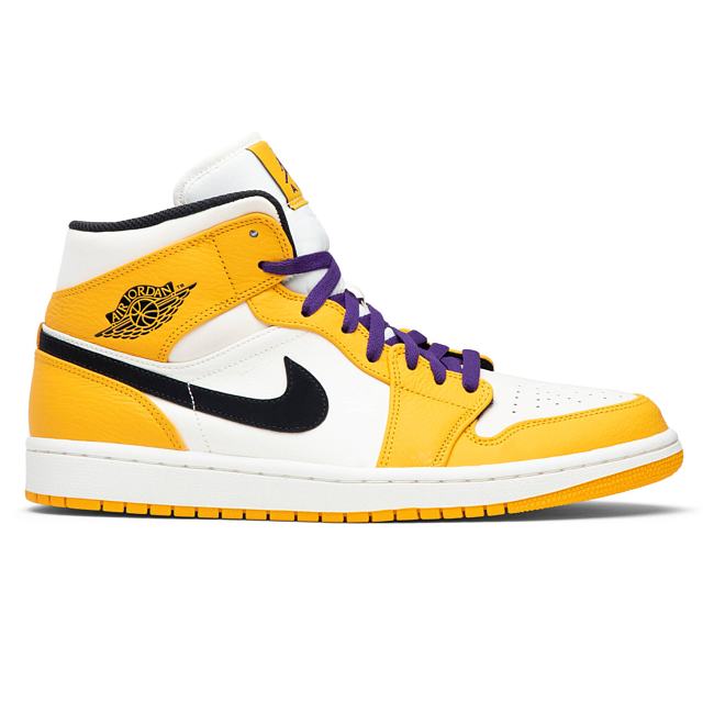 Air Jordan 1 Mid SE Lakers 852542-700 - 1