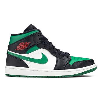 Air Jordan 1 Mid Green Toe 554724-067