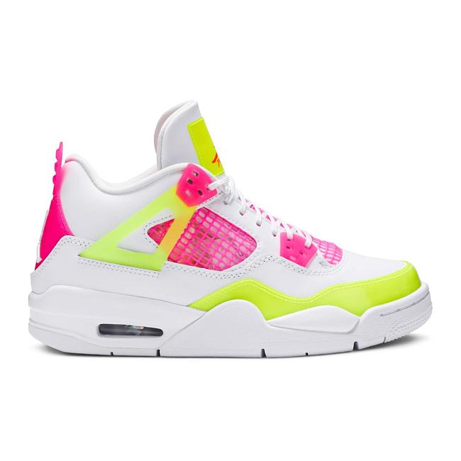 Air Jordan 4 Retro White Lemon Pink (GS) CV7808-100 - 1