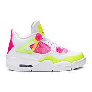 Air Jordan 4 Retro White Lemon Pink (GS) CV7808-100 - 1