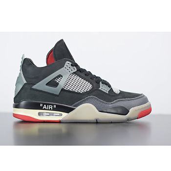 Air Jordan 4 Off White Retro SP Sail Bred - CV9388 001