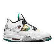 Air Jordan 4 Retro Lucid Green Rasta (W) AQ9129-100 - 1