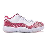 Air Jordan 11 Retro Low Pink Snakeskin (W)- AH7860-106 - 1