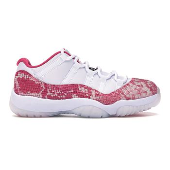 Air Jordan 11 Retro Low Pink Snakeskin (W)- AH7860-106