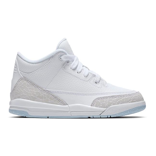 Air Jordan 3 Retro Pure White (2018) (PS) 429487-111 - 1