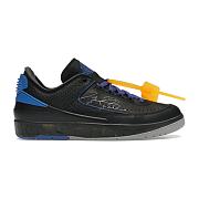 Air Jordan 2 Retro Low SP Off-White Black Blue DJ4375-004 - 1