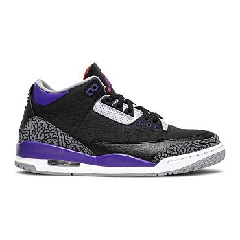 Air Jordan 3 Retro Black Court Purple CT8532-050