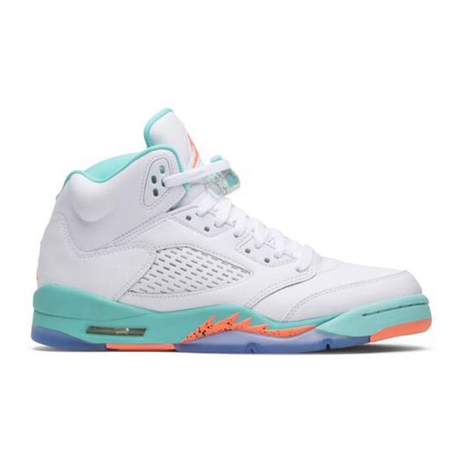 Air Jordan 5 Retro Light Aqua 440892-100 - AMOFOOT