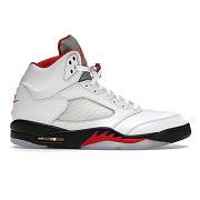 Air Jordan 5 Retro Fire Red Silver Tongue (2020) DA1911-102 - 1