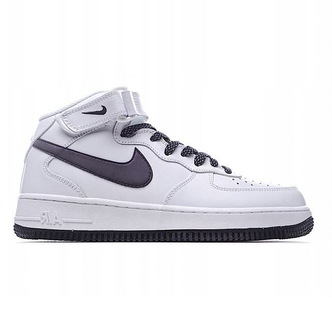 Nike Air Force 1 Mid White Black RF 366731-808 - 1