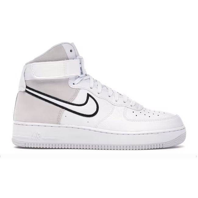 Nike Air Force 1 High White Vast Grey Black AQ2442-100 - 1