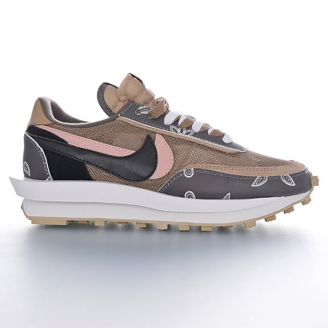 Cheap Nike LVD Waffle Daybreak x Sacai White Brown Grey BV5053-001 - 1