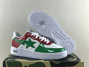 A Bathing Ape Bape Sta Green Red 1I80-191-004 - 5