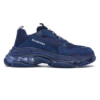 Balenciaga Triple S Clear Sole Navy (W) 544351W2CE14107