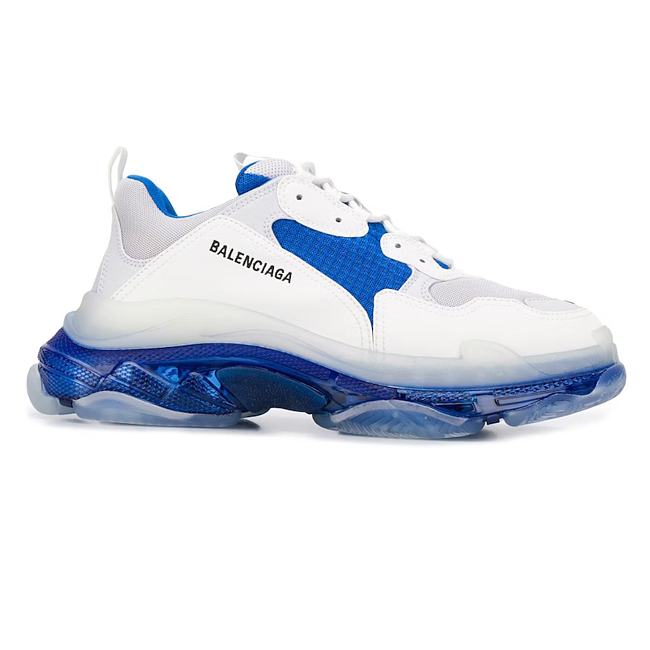 Balenciaga Triple S White Blue 541624 W09ON 9169 - 1