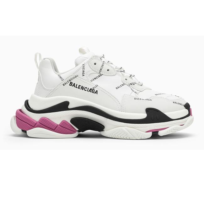 Balenciaga Triple S Black Sneaker White Pink Black - 1